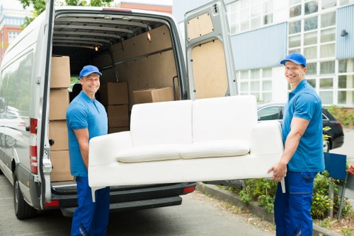 Local man with a van service helping with a move in Clapham