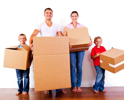 Removal team helping with a home move in Clapham