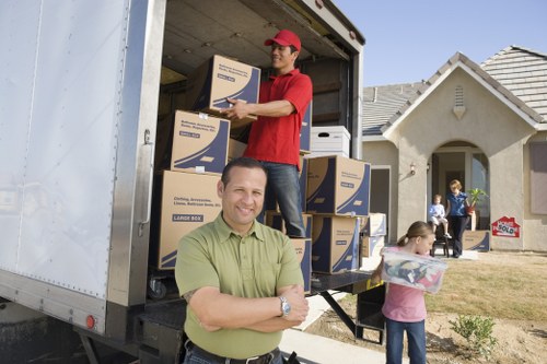 Staff reporting a safety concern during a van removal job