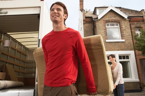 Local removals vehicle serving student customers in Clapham and nearby areas