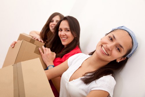 Packing and preparation for an office move in South West London