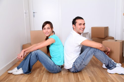 Packing and moving boxes for a Clapham house or flat relocation